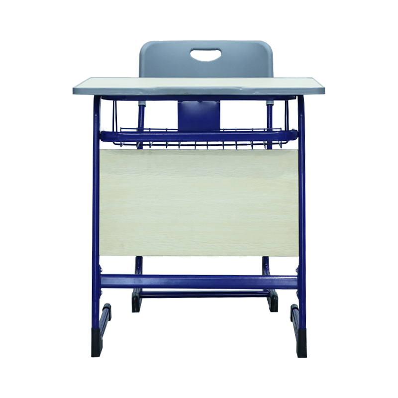 SS0001-6 Student Desk and Chair Set With Front Panel