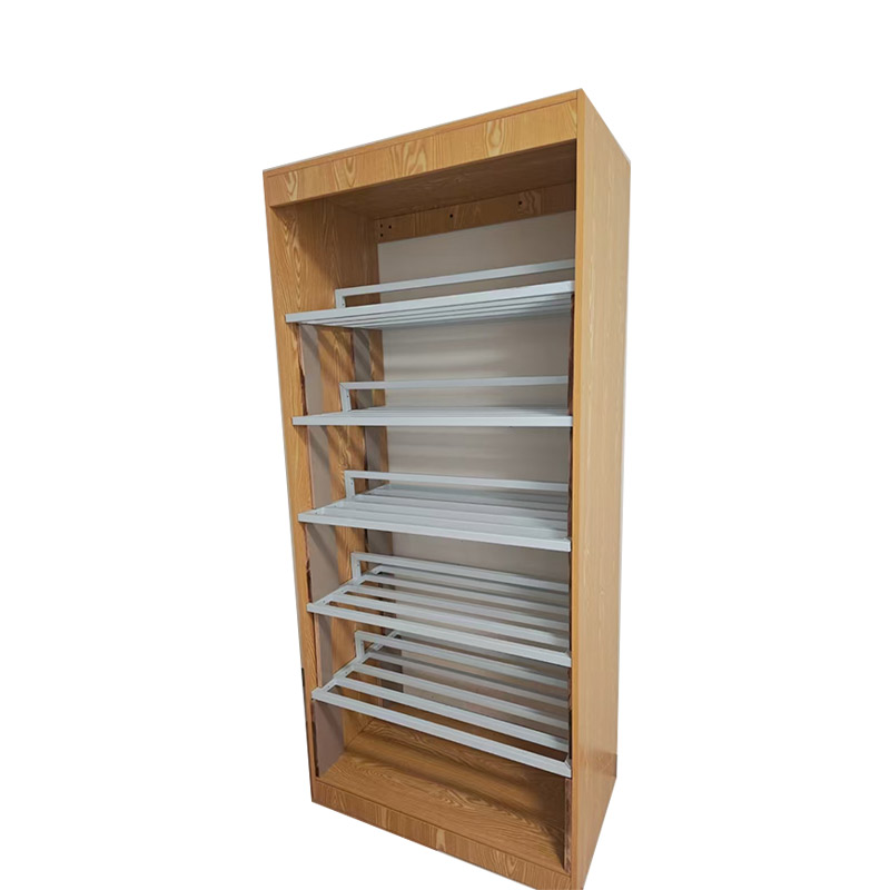CN0080 Wooden Bookshelf Unique Design for Library (3).jpg
