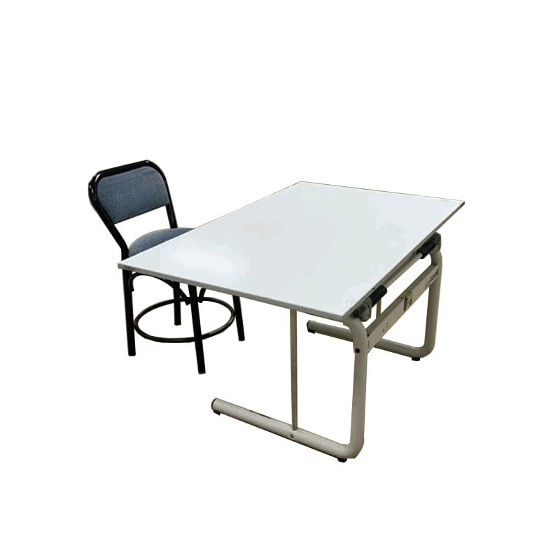 DT0031 White Adjustable Height Drafting Desk