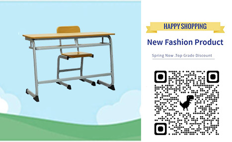 SS0271 set doppio scrivania e sedia per studenti