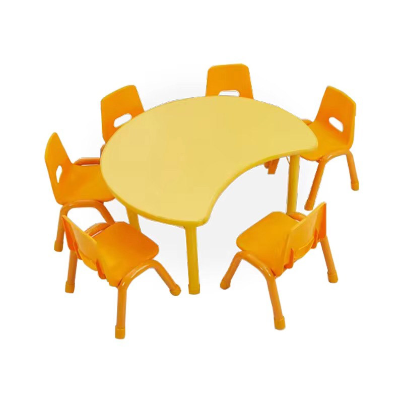KG1048 Nursery School Moon Shape Table and Chair Set