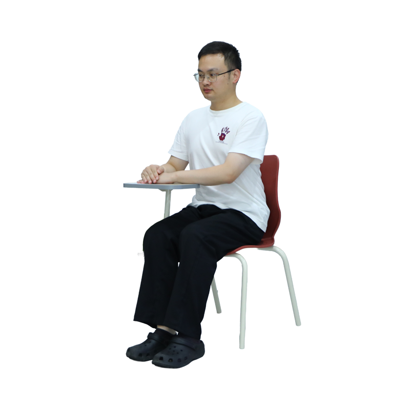 SW0078 Plastic Student Chairs with Writing Tablet