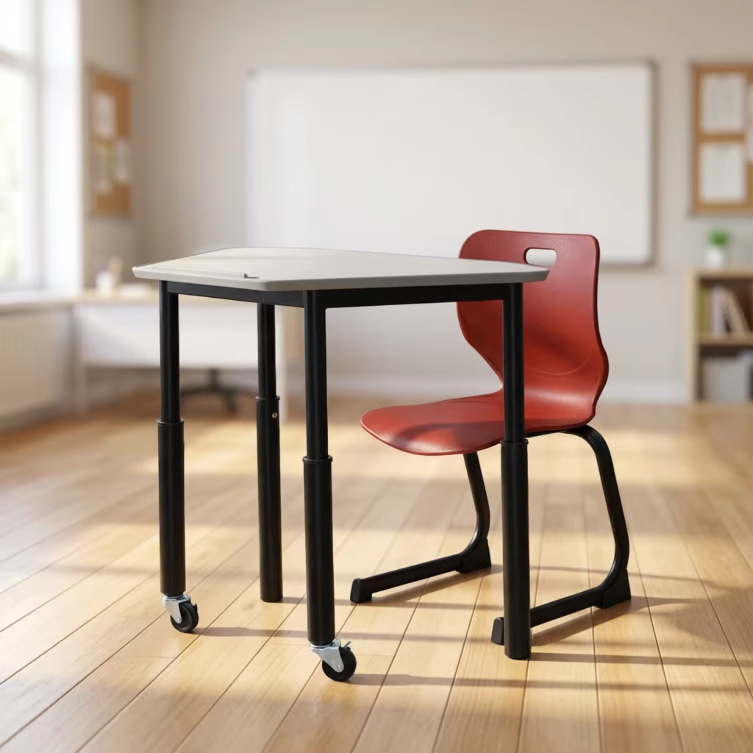 School Furniture Table and Chair Set Height Adjustable Classroom Set Student Desk and Chair