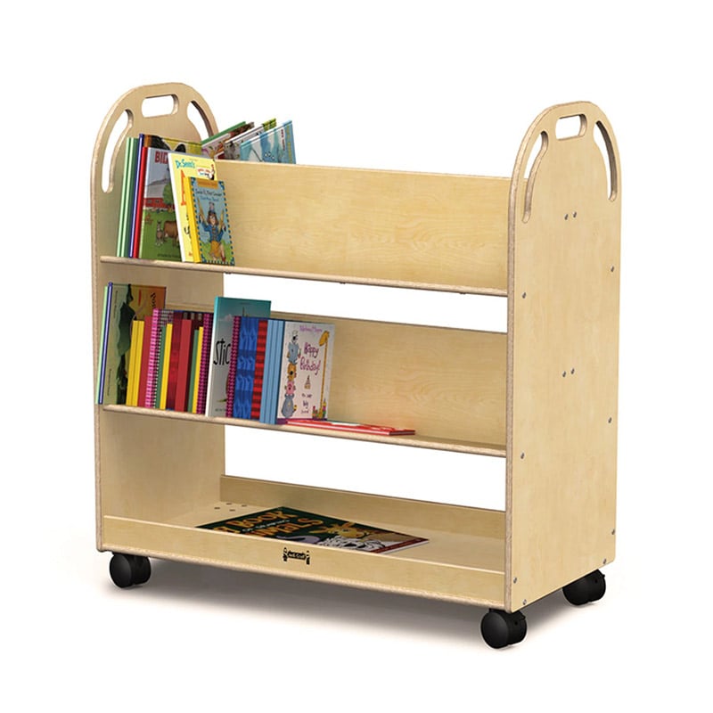 CN0013 Wooden Bookshelf Kid Classroom Cabinet