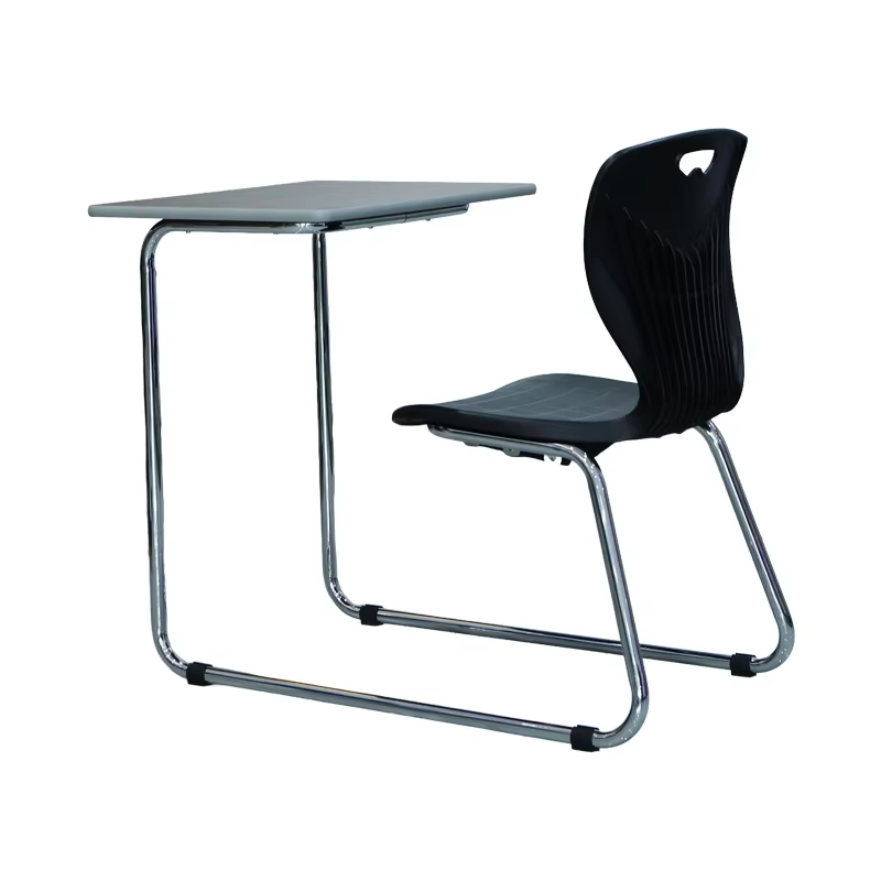 cc0027 classroom furniture student chair with writing tablet-4