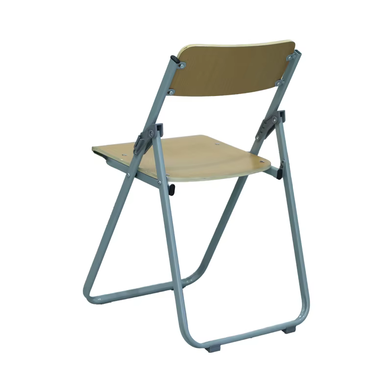 School Classroom Furniture Wood School Chair Plywood Folding Student Chair