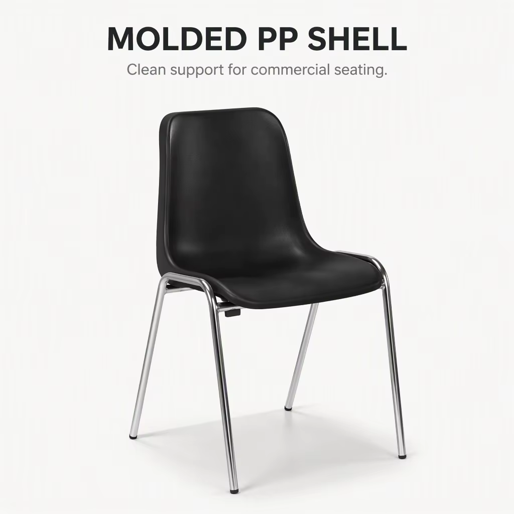 Commercial Stackable Metal Training Chair School Chair