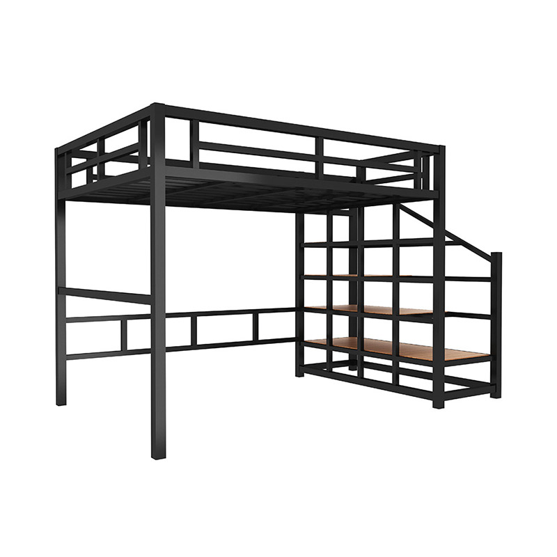 DB0047 Full King Size Loft Bed With Stairs