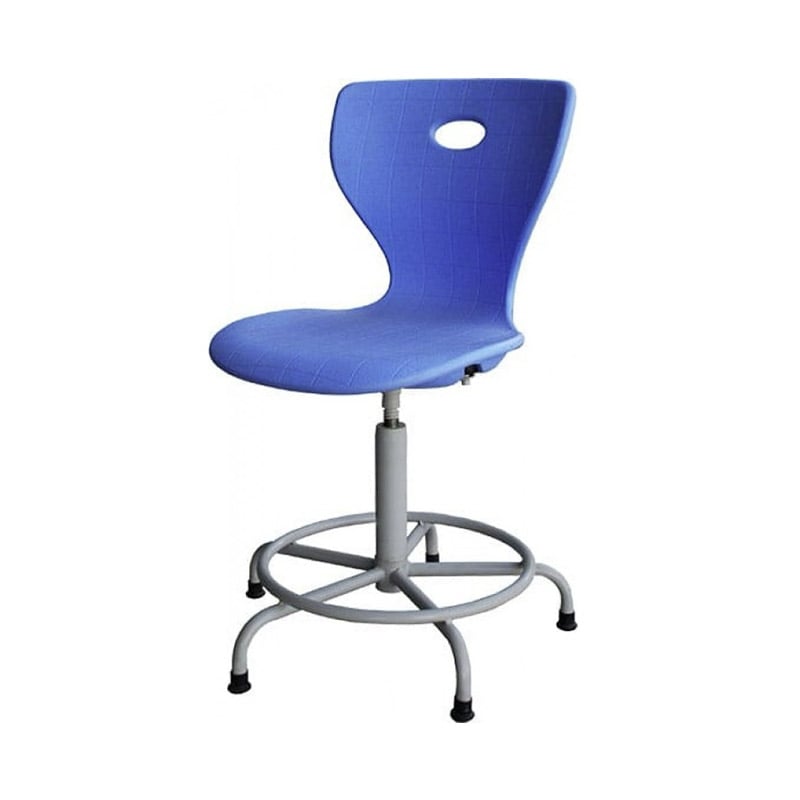 LA1-0010 Drehstuhl Laborhocker