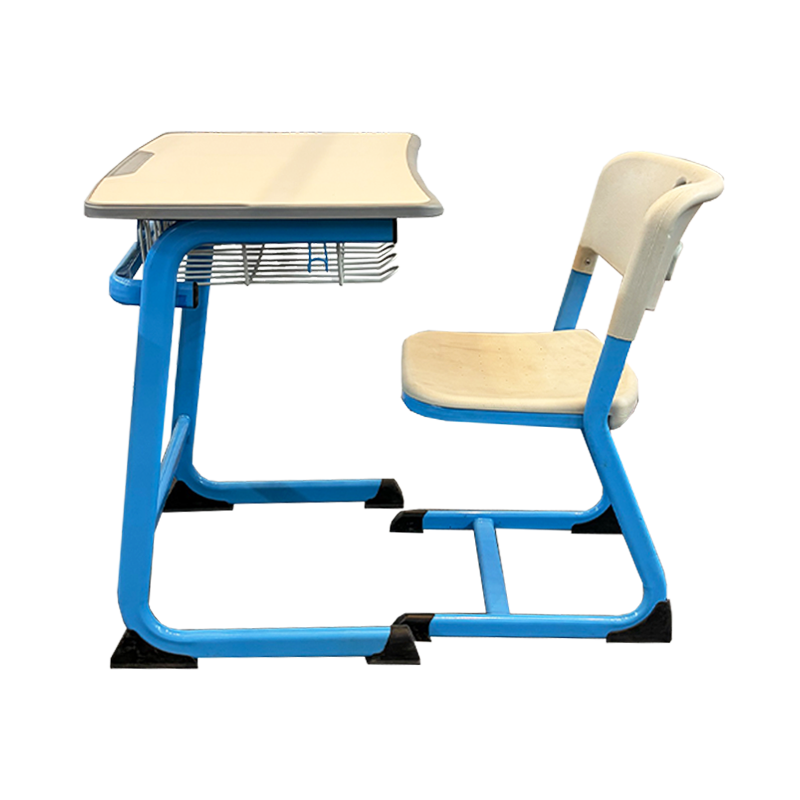 SS0001-4 School Furniture Desk and Chair Attached for Education