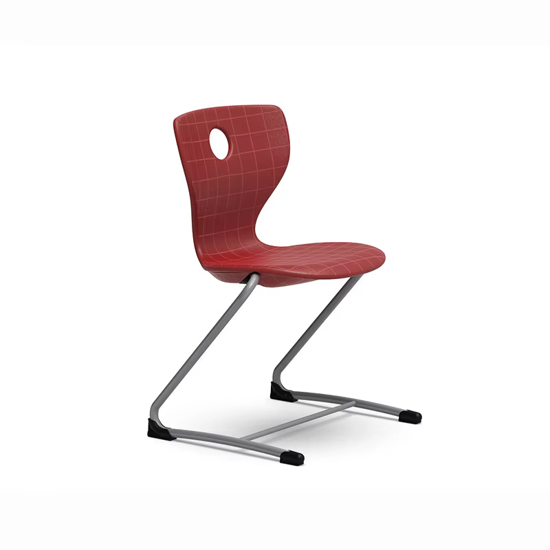 ss0304 classroom double student table with two chairs-4