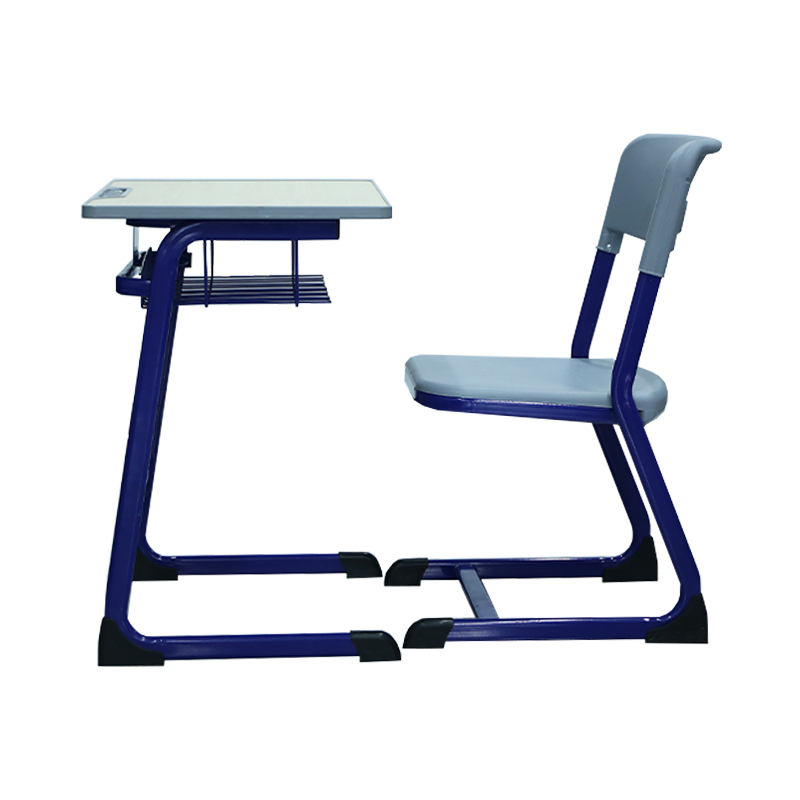 SS0001-6 Student Desk and Chair Set With Front Panel