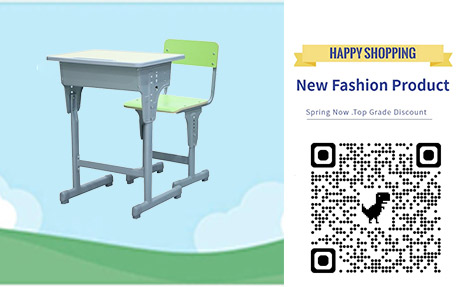 SS0003-7 School Furniture Classroom Student Desk and Chair