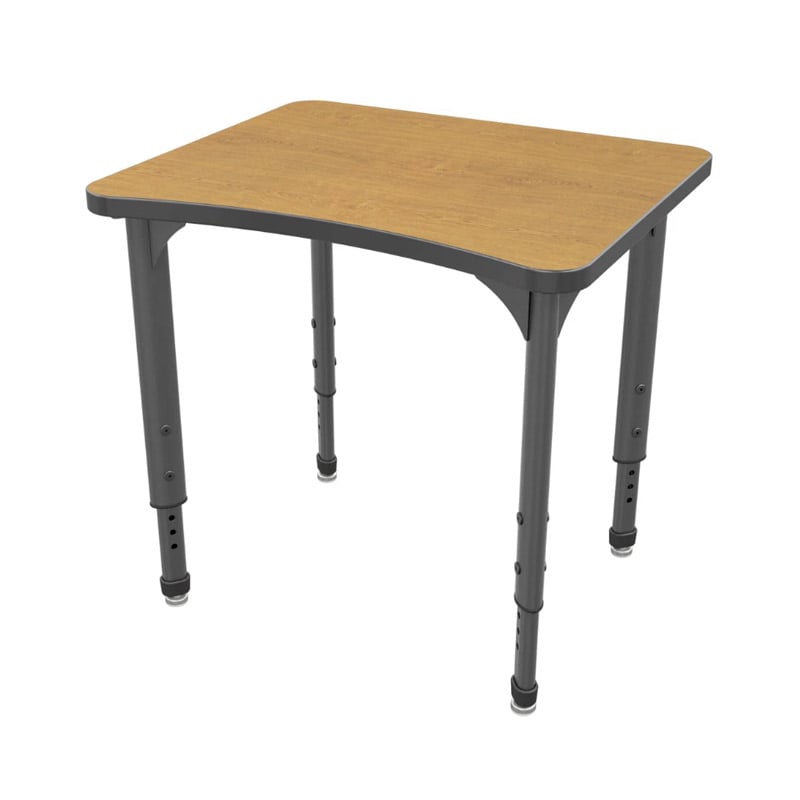 MD0102 Wood 30.5''x28'' Adjustable Collaborative Desk