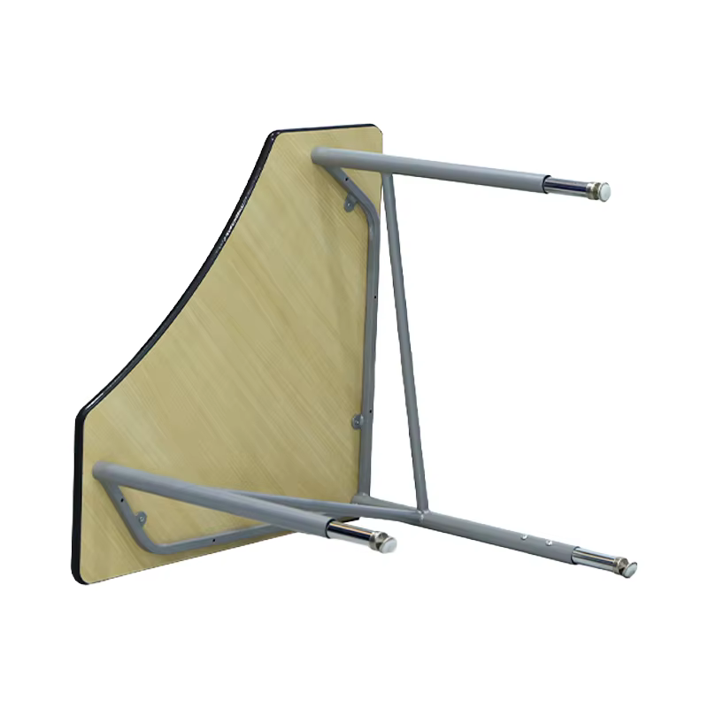 at0115 trapezoid shape wooden classroom table-4