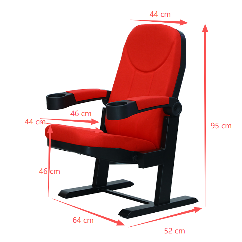 AC0006-1 Auditoriums-Stuhl mit flexibler Tassenhalterung