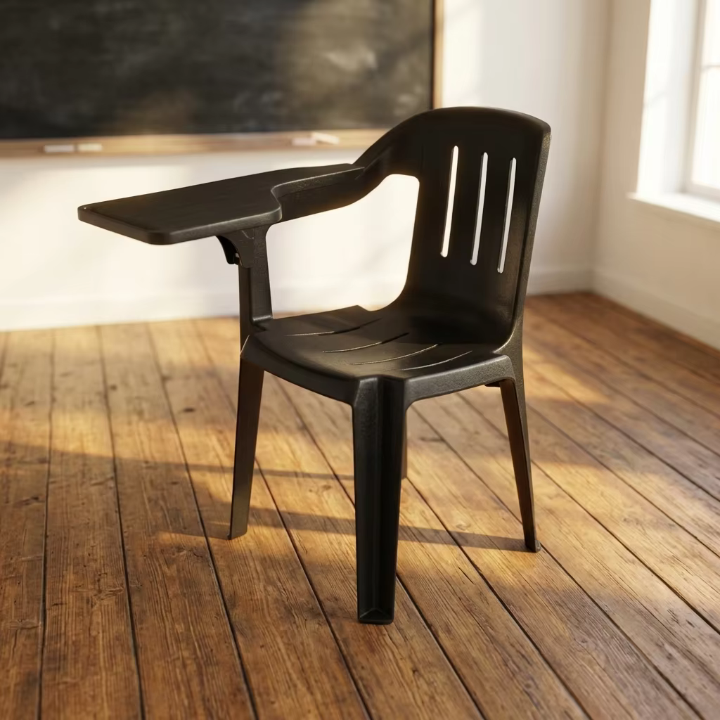 Philippine School Furniture Suppliers School Chair with Tablet Arm Training Chair for University Government School