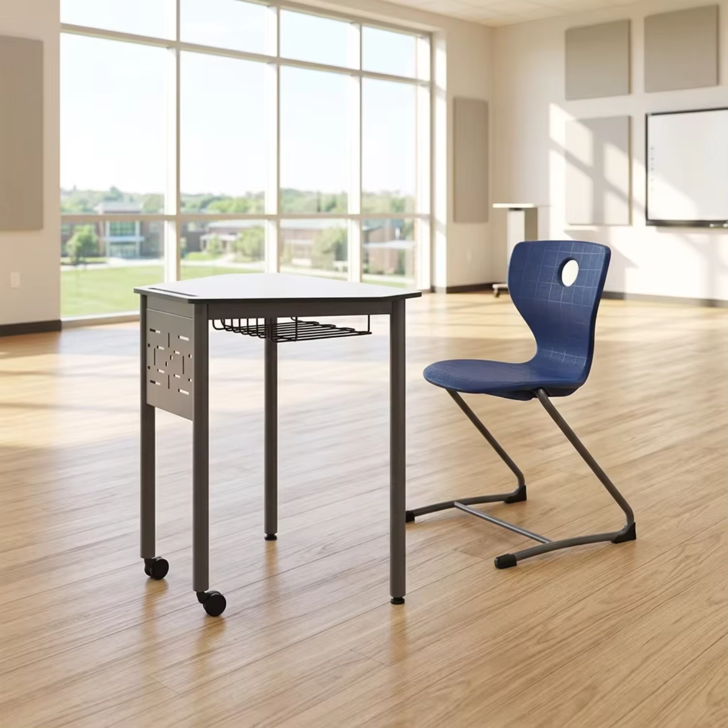 High School Desk School Furniture Multipurpose Student Desk and Chair Furniture