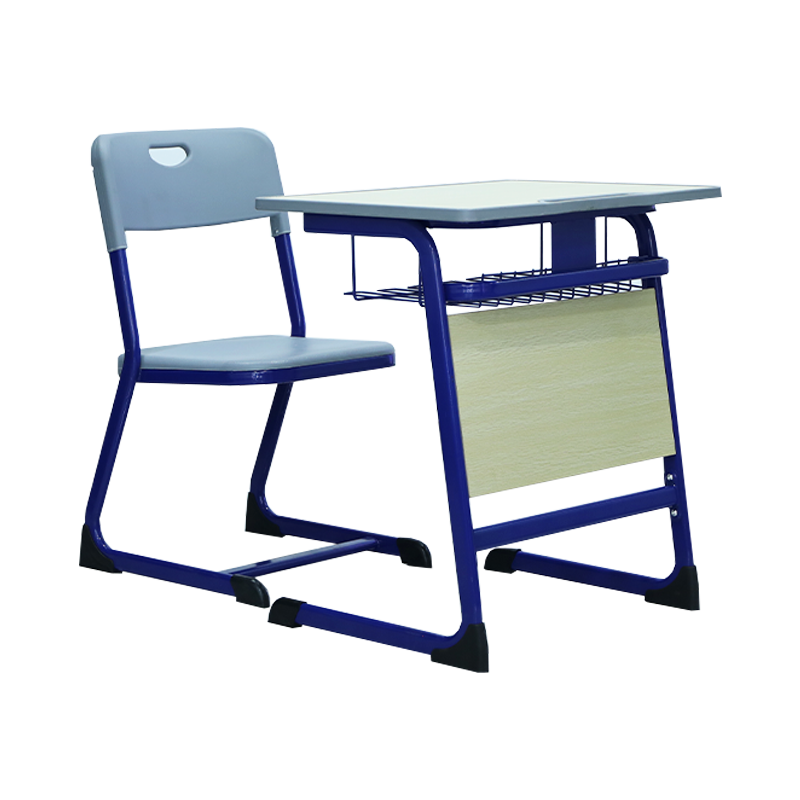 SS0001-6 Student Desk and Chair Set With Front Panel