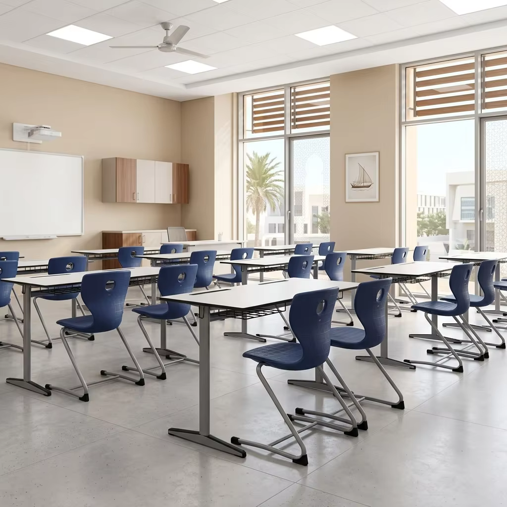 ss0300 school furniture student desk and chair set-1