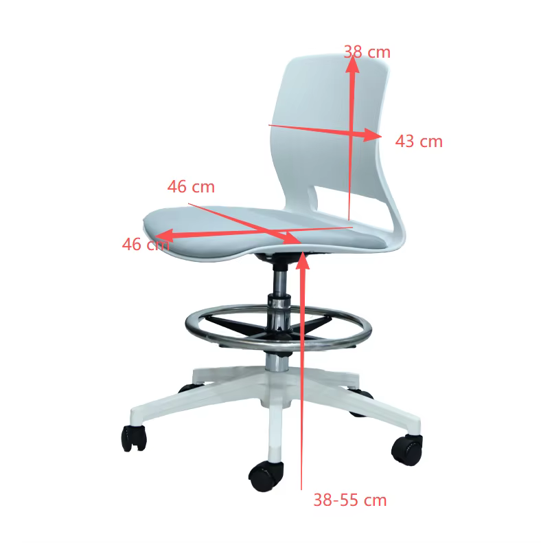 tc0075 height adjustment teacher office chair-1