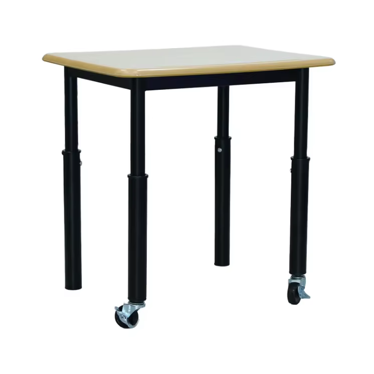 Height Adjustable School Furniture Classroom Desk Modern Design Single Student Desk