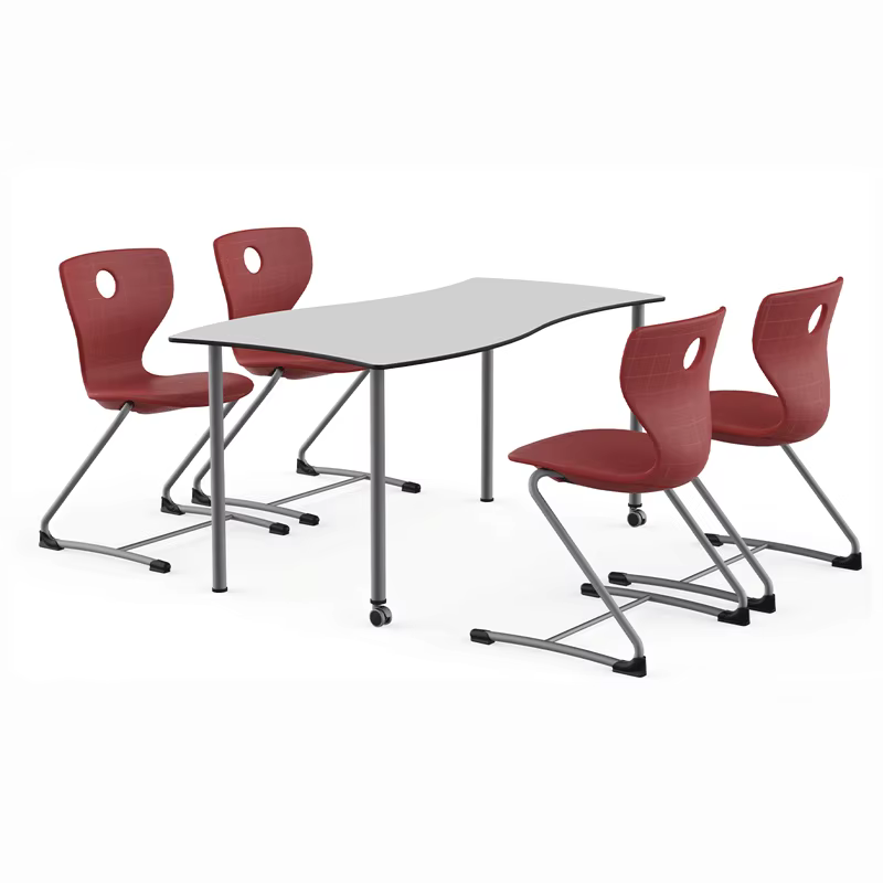 md0158 classroom desk school furniture-3