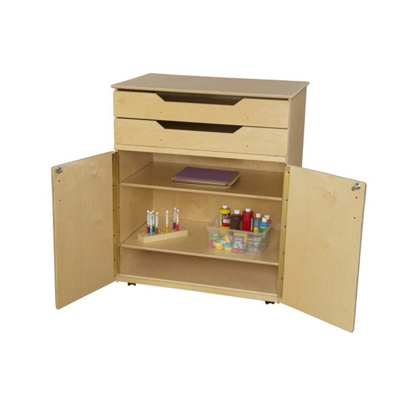 CN0023 Kindergarten Furniture Daycare Storage Cabinet
