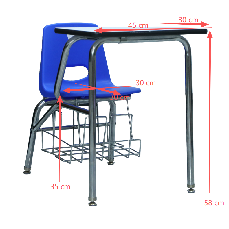 CC0029 Student Chair with Writing Tablet for Kids