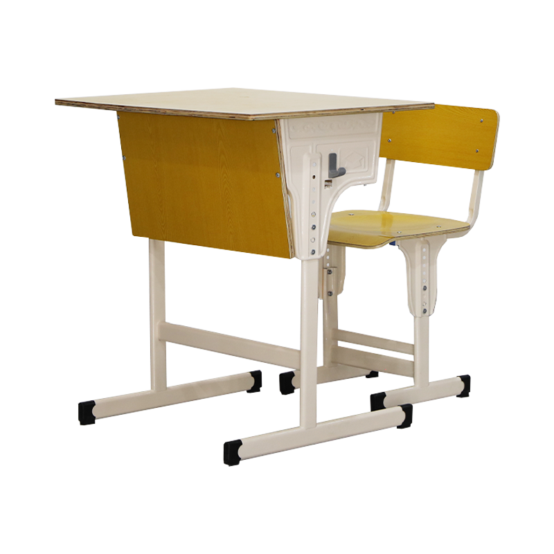 SS0003-4 Primary Height Adjustable School Desk and Chair Set