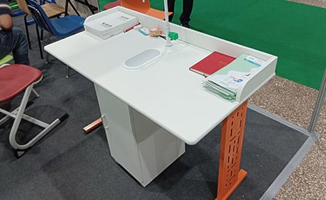 FIW Exhibition Laboratory Table Sample Video