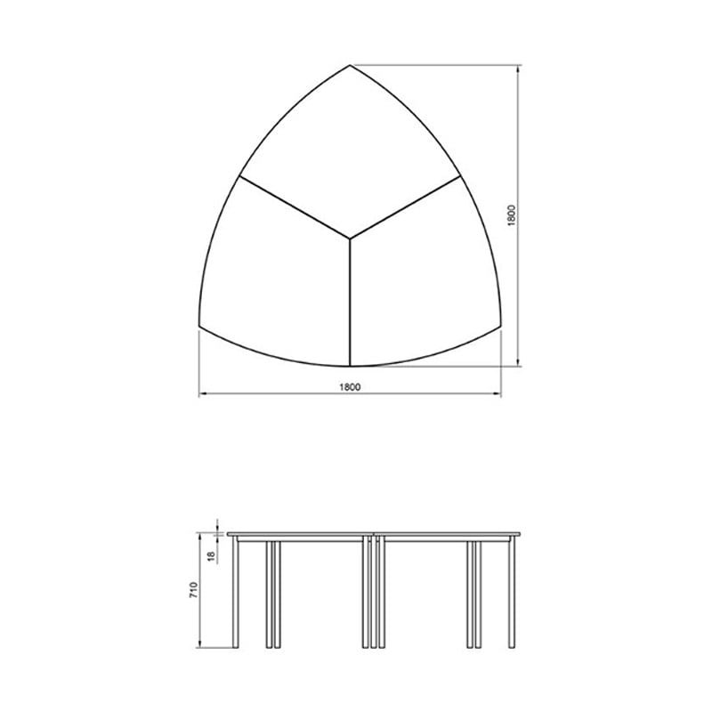 AT0106 Wooden 6 Seat Combination Study Table Set (4).jpg
