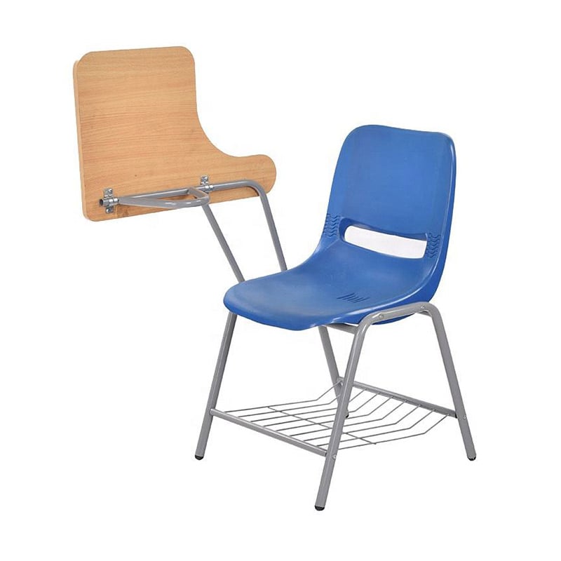 SW0017 Wood Chair Writing Pad With Tablet