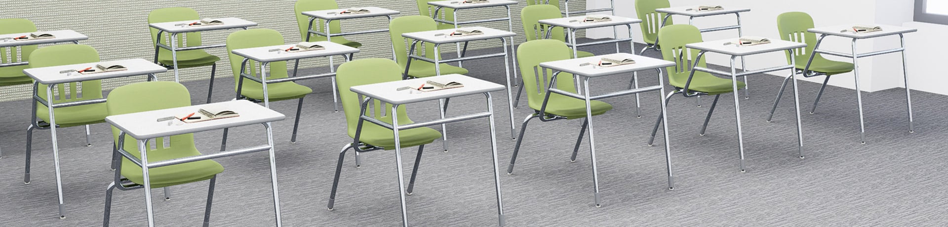 school chair with tablet-0