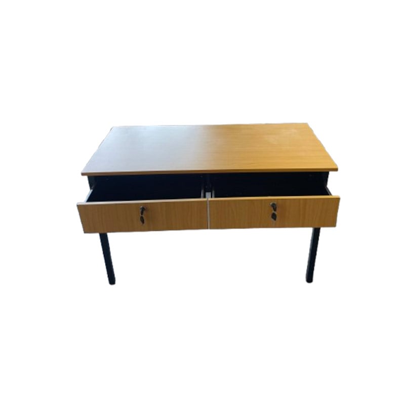 SS0166 Wooden Double Drawer Teacher Desk