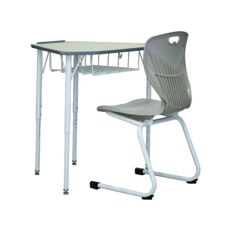 SS0288 Saudi Arabia Height Adjustable School Desk and Chair