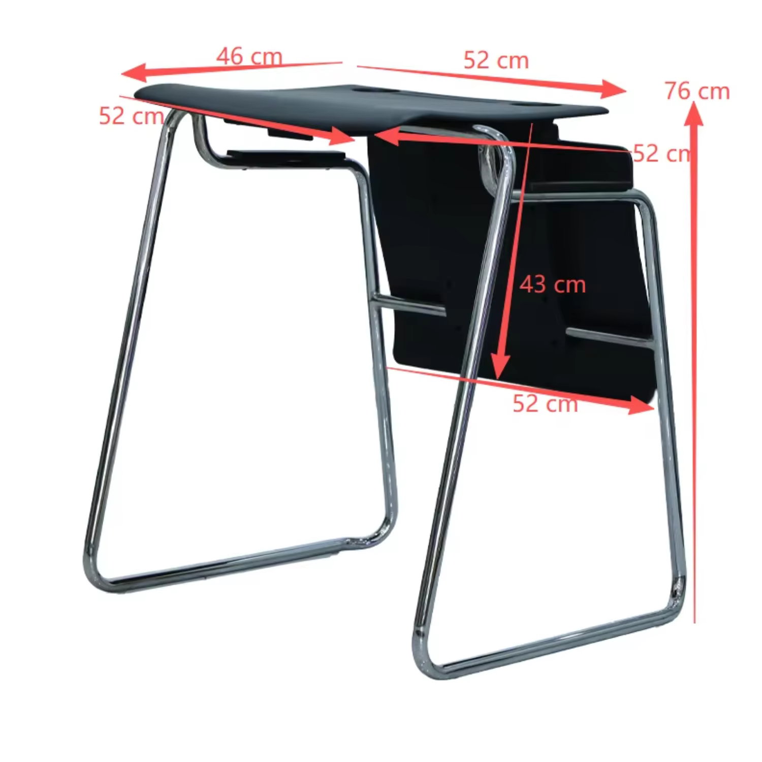 Foldable Plastic Commercial Training Chair School Chair Table