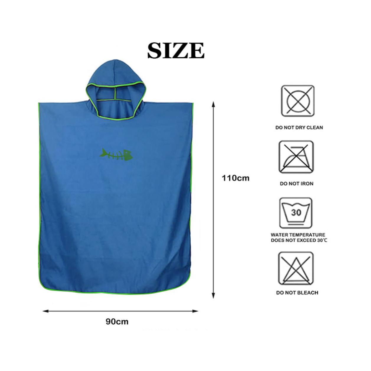 Nome do Produto: Poncho de Praia em Microfibra Clássico