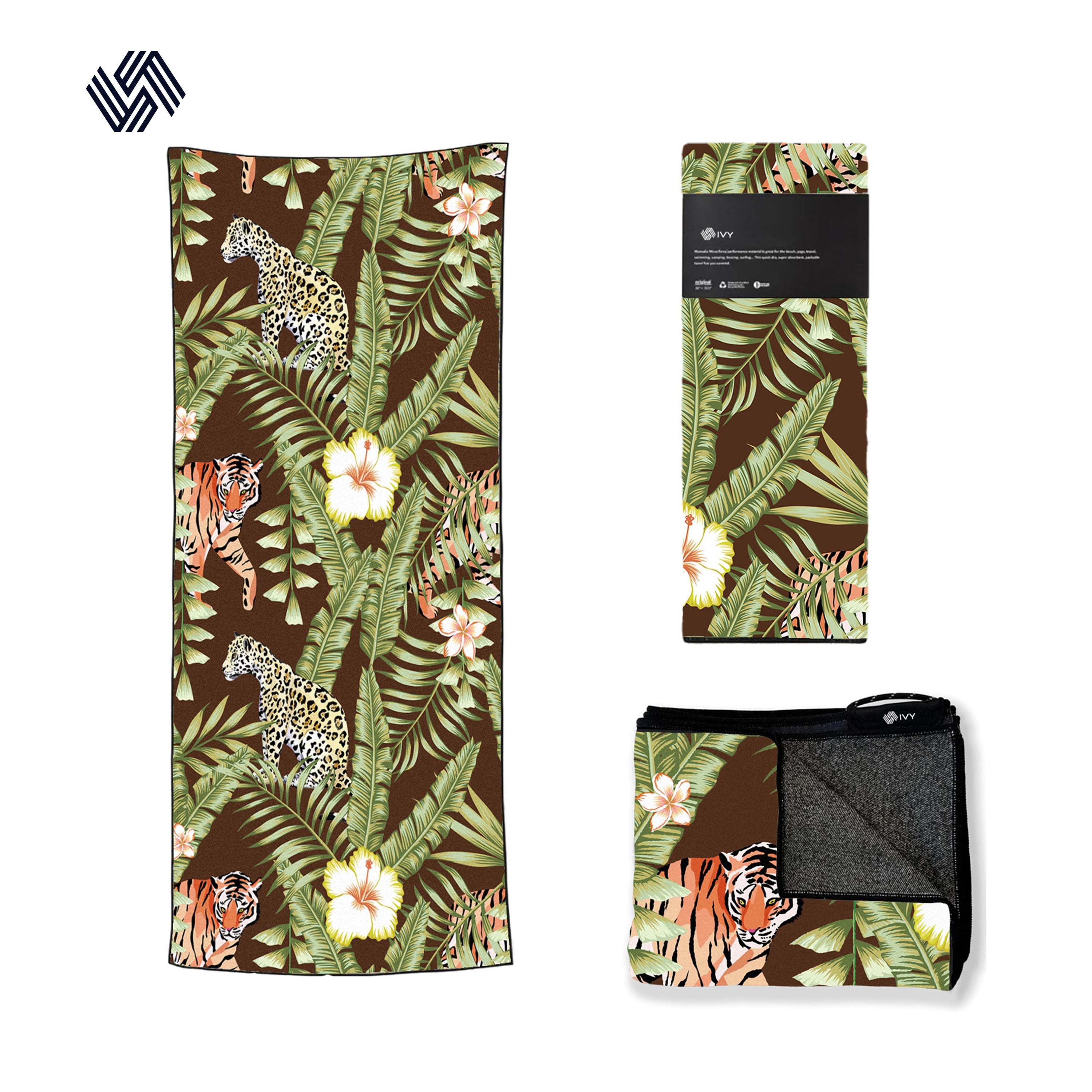 Custom Printed Anti-slip Beach Towel 