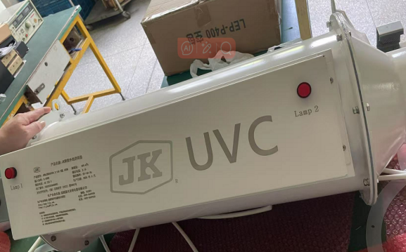 UV in-duct air sterilizer with UV induction lamps for sailors’ rooms