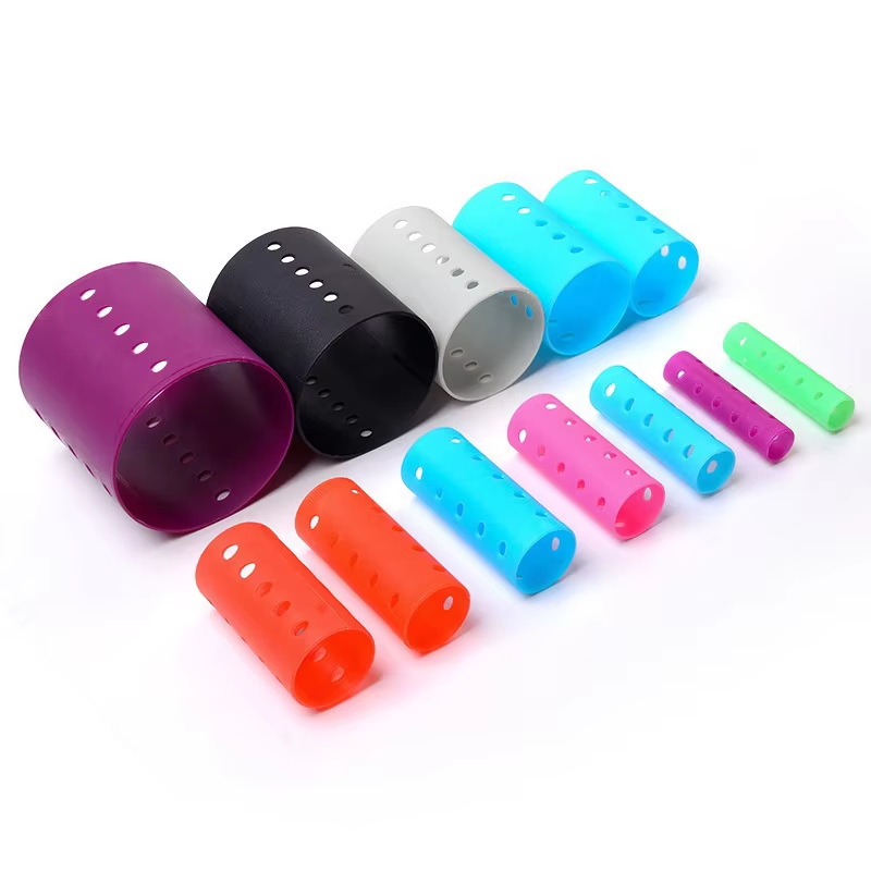 Why are large hair rollers popular for blowout looks?