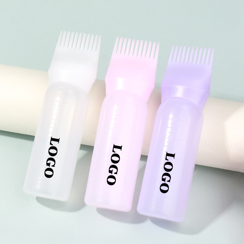 Premium Hair Oil Bottle with Comb for Effortless Application