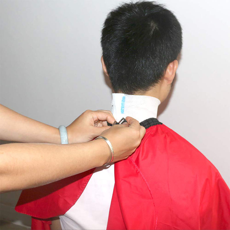 White Disposable Stretchy Barber Neck Strips