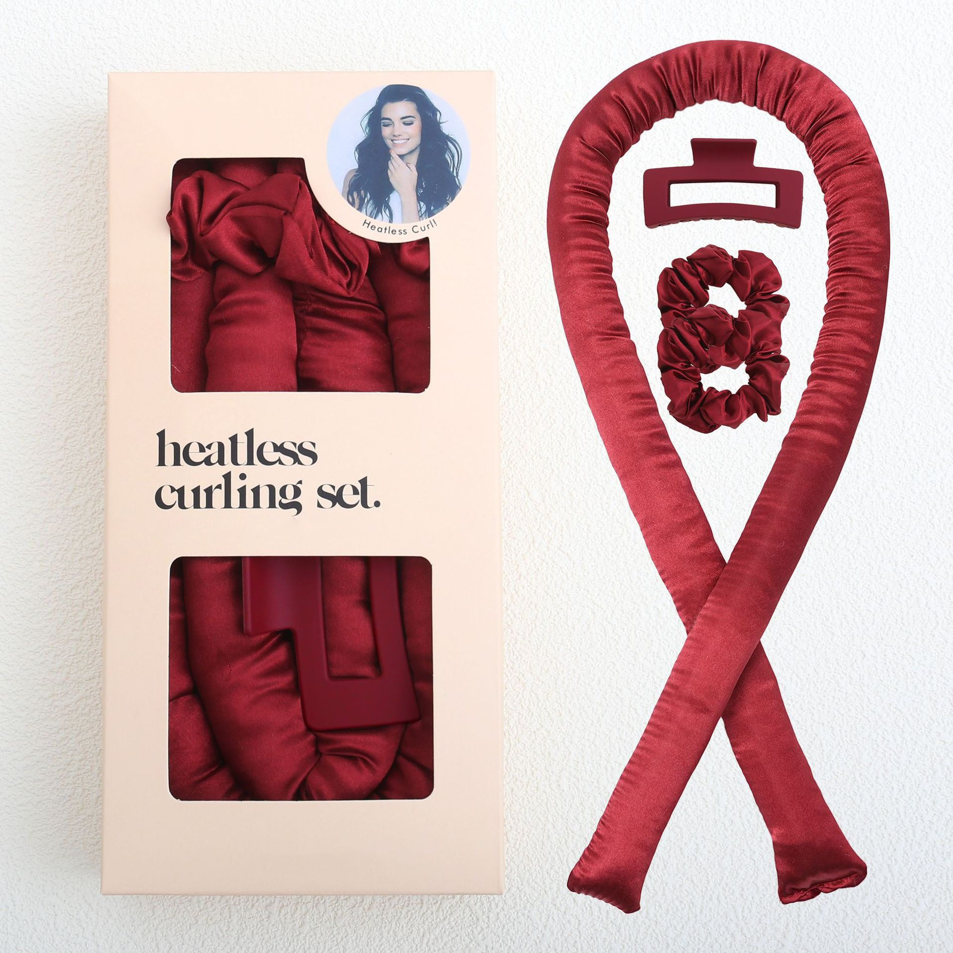 Satin Heatless Curling Rod – Damage-Free Waves for Healthy, Beautiful Hair