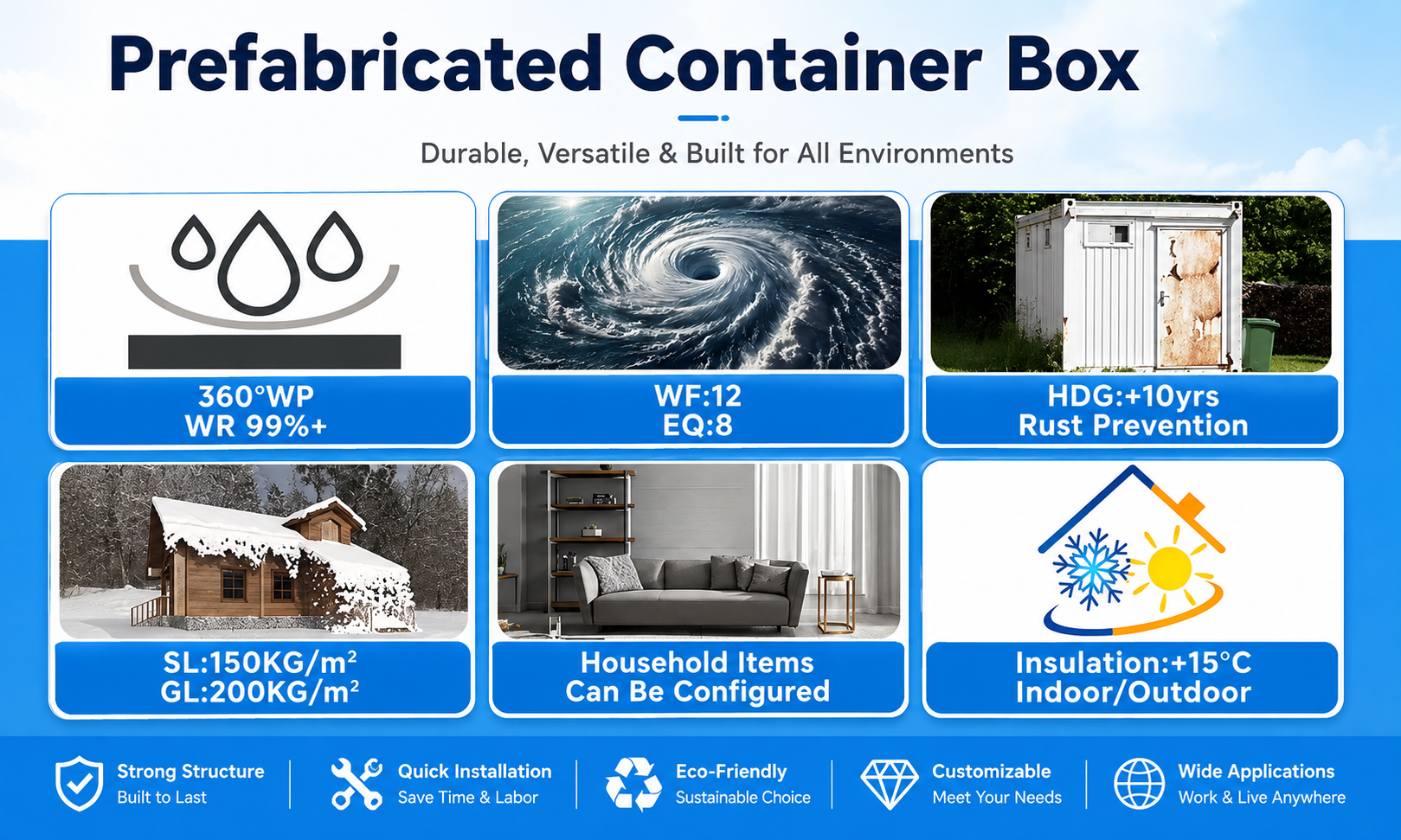 prefabricated container box130-5