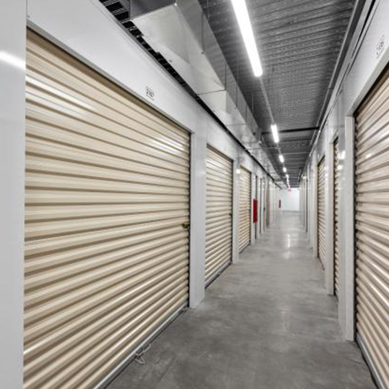 Fully Customizable Indoor Self Storage Units with Corridor Systems