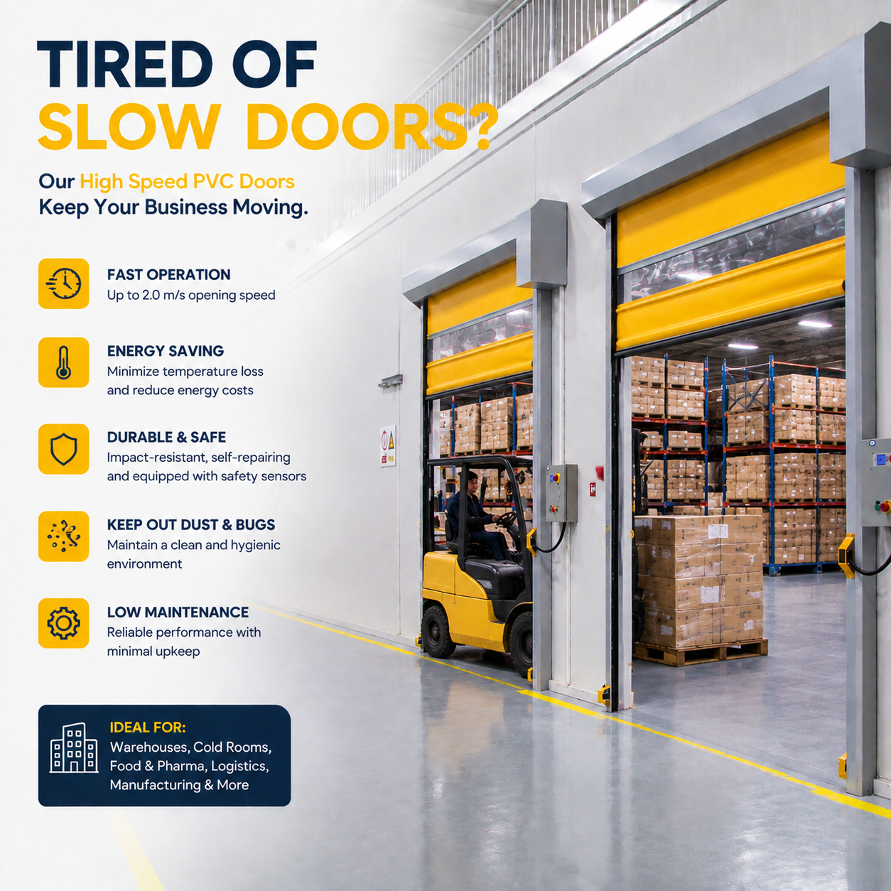 PVC High Speed Roll-Up Door
