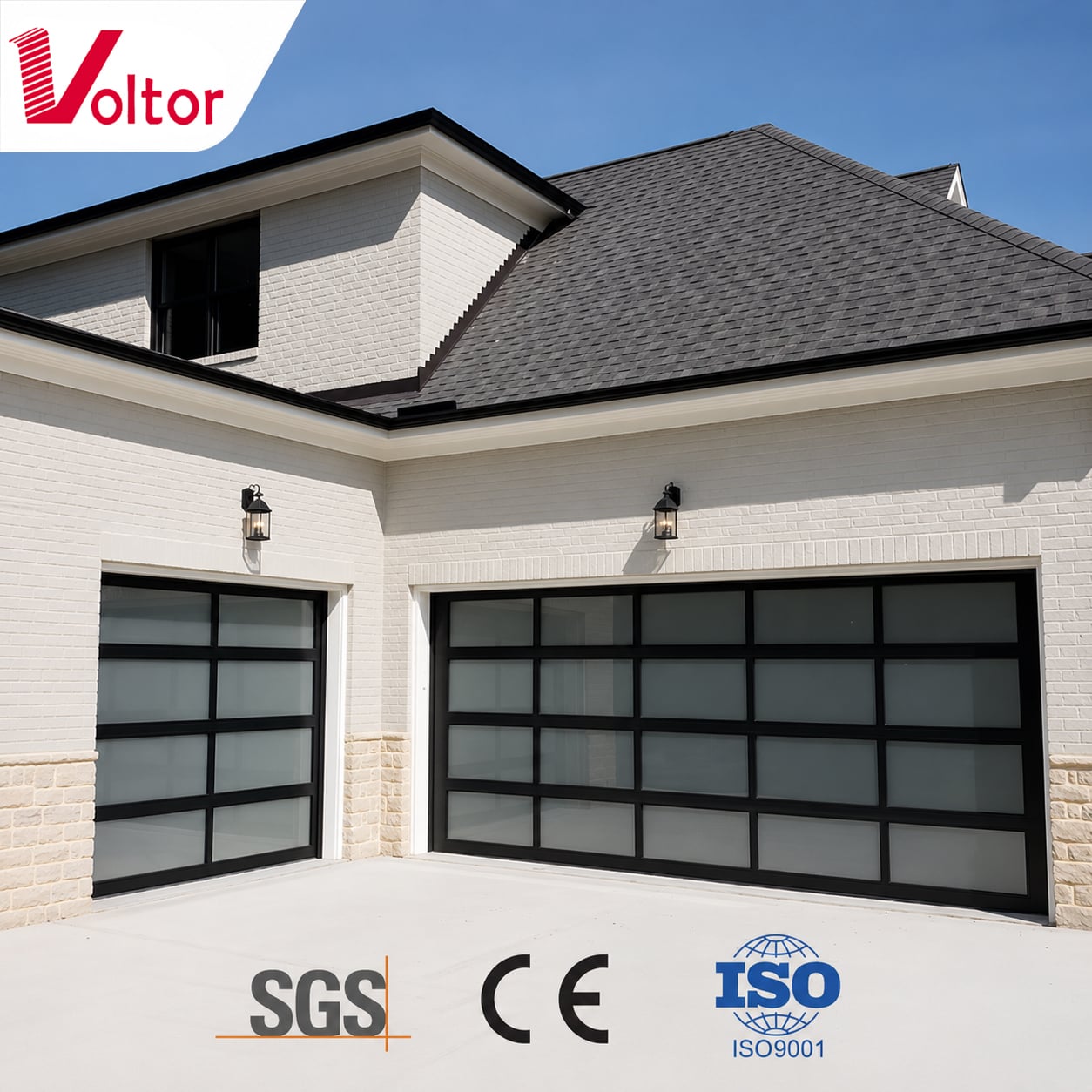 Aluminum Glass Garage Door