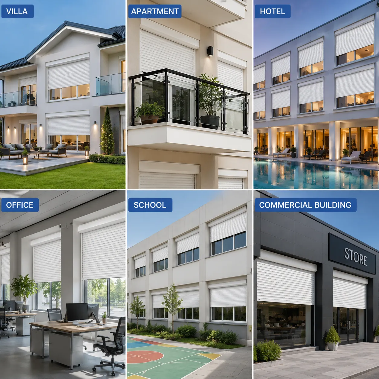 How to choose between manual and motorized aluminum roller windows?