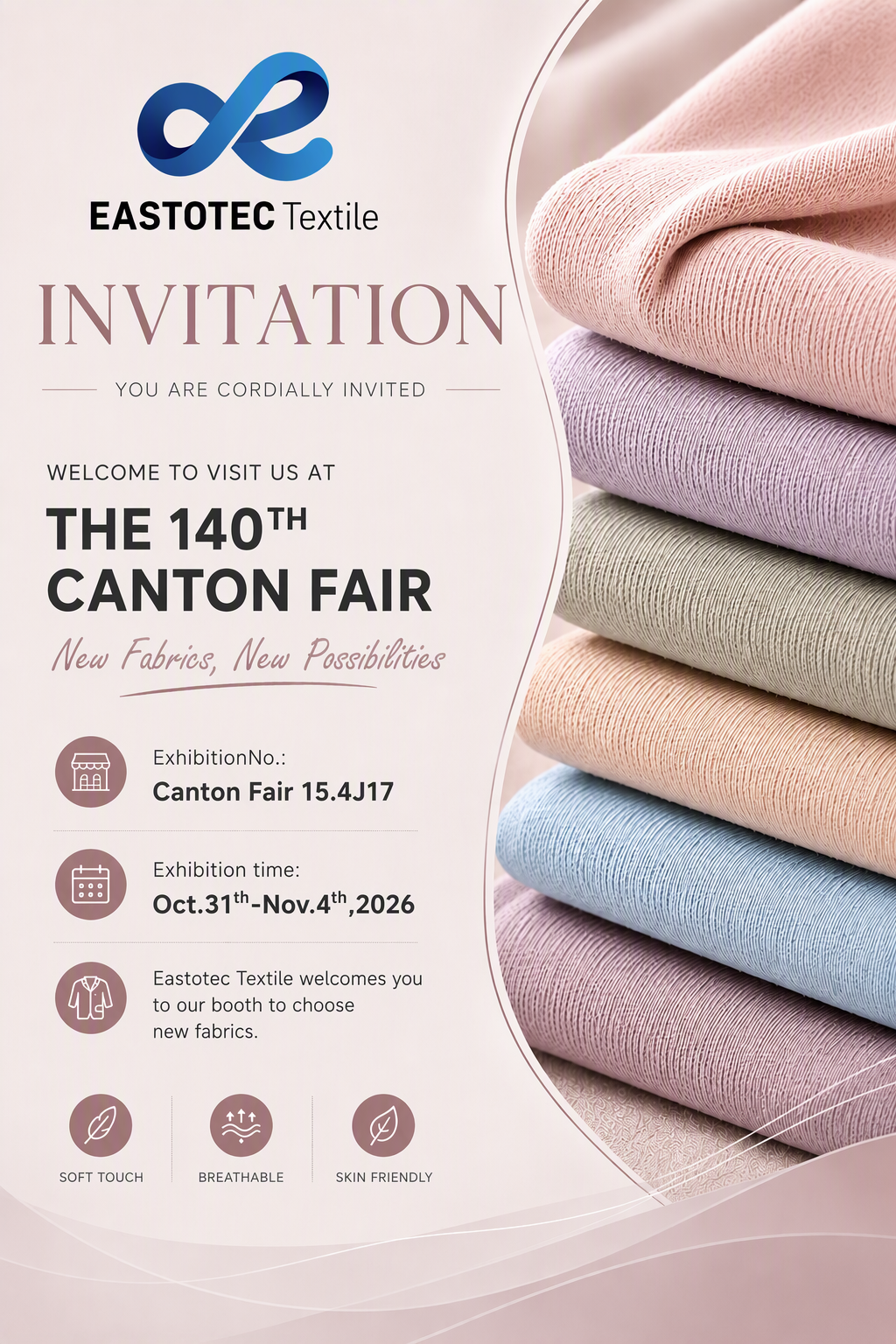 Eastotec Textile to Exhibit at the 140th Canton Fair.png